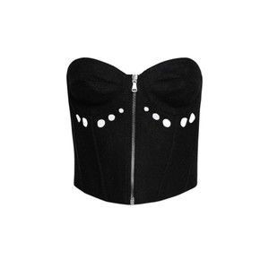 Jean Paul Gaultier Cyber Bustier With Zip Center - NWT